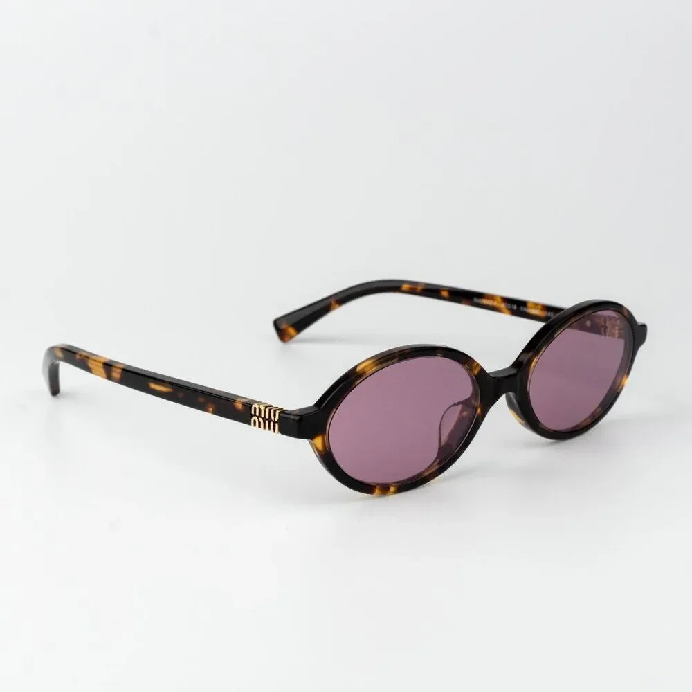 Miu Miu REGARD Men Sunglasses Havana Pink Mirror Silver MU04ZSF VAU50D REGARD